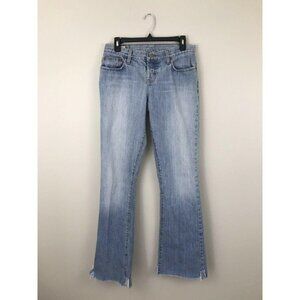 Abercrombie & Fitch Jeans Women Size 4 Long Light Wash Button Fly